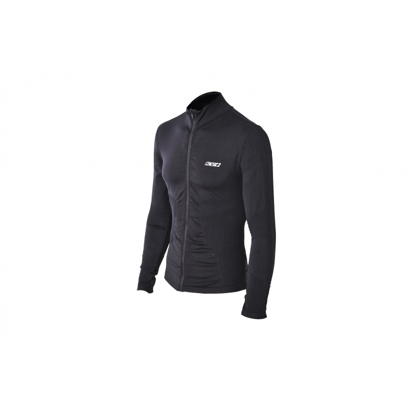Куртка разминочная KV+ Seamless Jersey black унисекс (арт. 8S24.1) - 