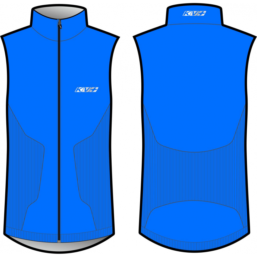 Жилет KV+ Seamless vest blue (арт. 8S30.2) - 