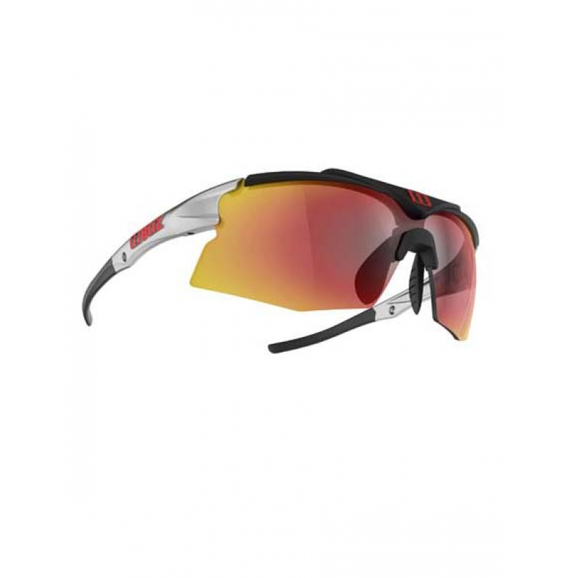 Спортивные очки со сменными линзами Bliz Tempo Smallface Shiny Silver/Black (арт. 9025-14) - 