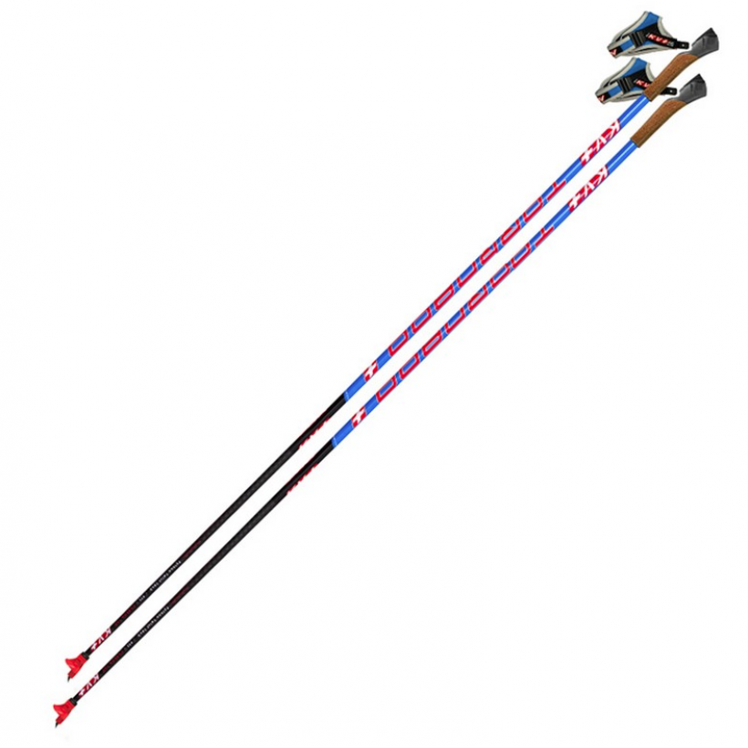 Палки лыжные KV+ TORNADO PLUS TitanQCD, cross country pole 150 cm (арт. 22P002QU) - 
