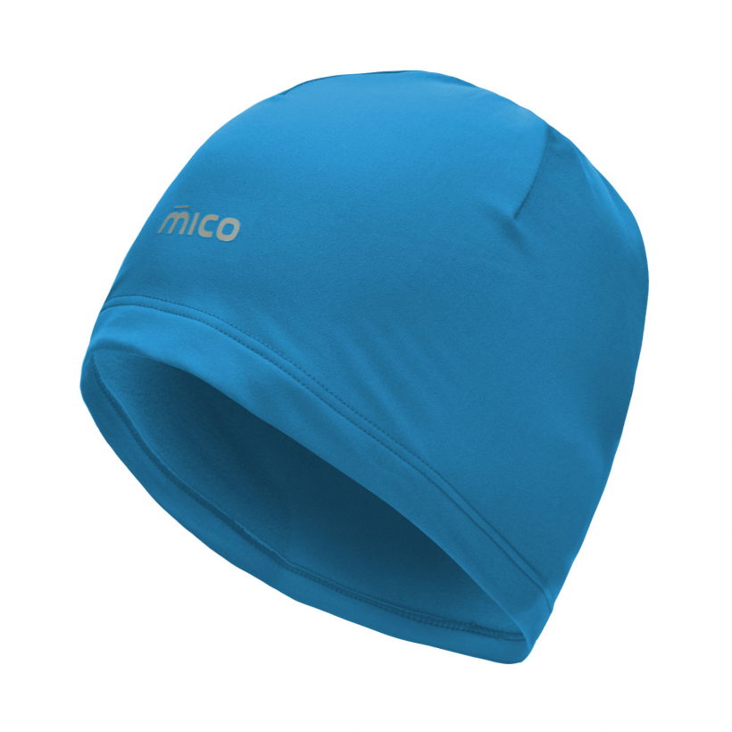 Шапка из микрофлиса для бега / трейлраннинга / беговых лыж / велоспорта Mico Warm Control Beanie (арт. AC03680) - 065-голубой