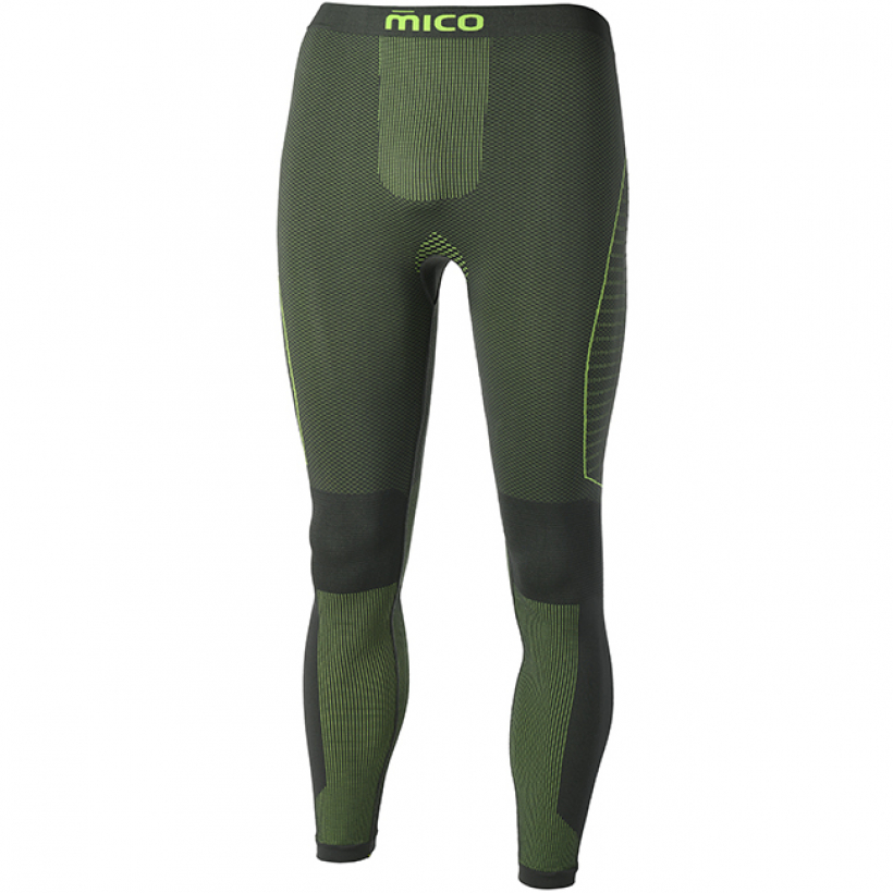 Термобелье кальсоны Mico Extra Dry Skintech мужские (арт. CM01433) - 048-зеленый