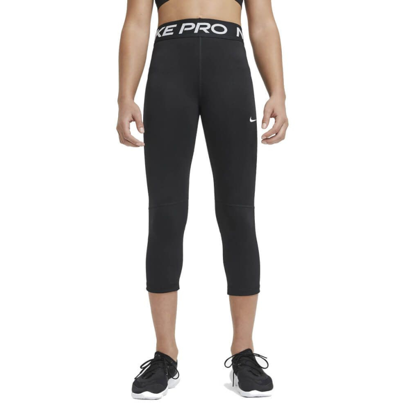 Леггинсы Nike Pro Capri Black для девочки (арт. DA1026-010) - 