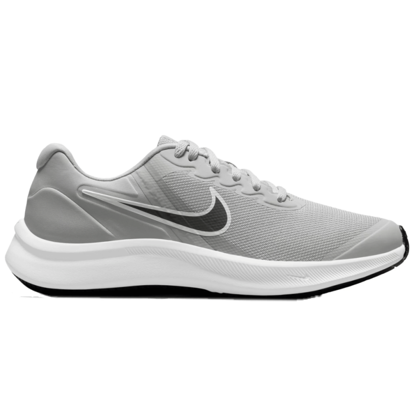 Кроссовки Nike Star Runner 3 GS Grey/Black детские (арт. DA2776-005) - 