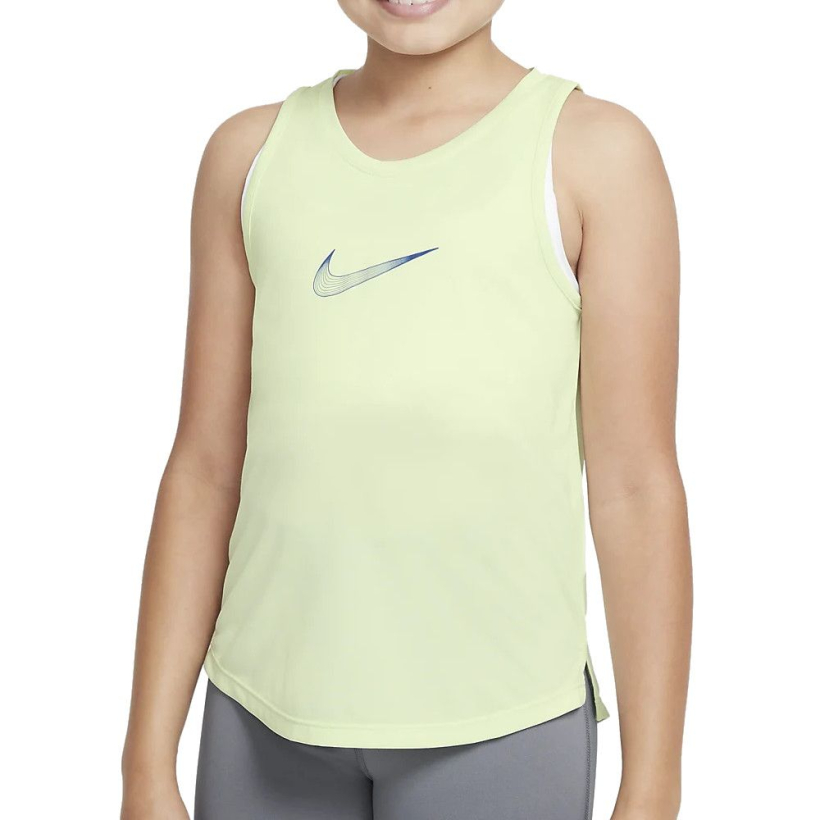 Майка Nike Dri-FIT One Tank Yellow для девочки (арт. DH5215-303) - 