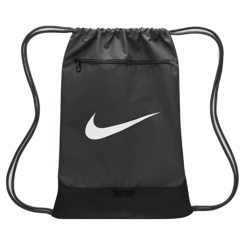 Мешок Nike Brasilia 9.5 18L Iron Grey/Black/White унисекс (арт. DM3978-068) - 