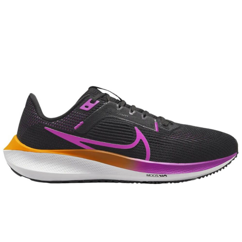 Кроссовки Nike Air Zoom Pegasus 40 Black/Orange/White/Violet женские (арт. DV3854-011) - 