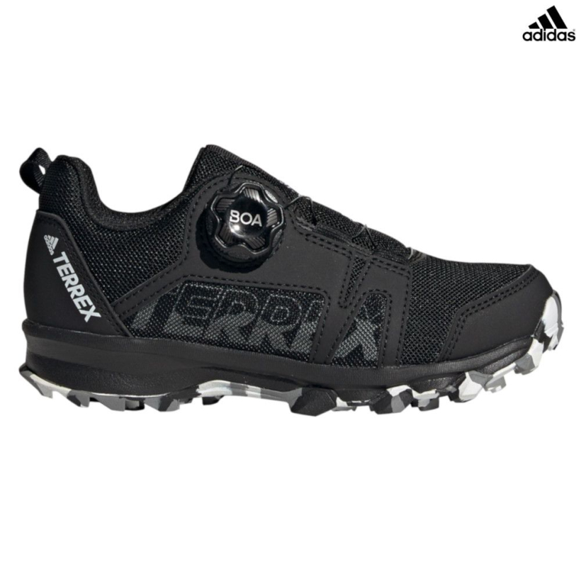 Кроссовки Adidas Terrex Agravic BOA Black Grey детские (арт. EF3635) - 