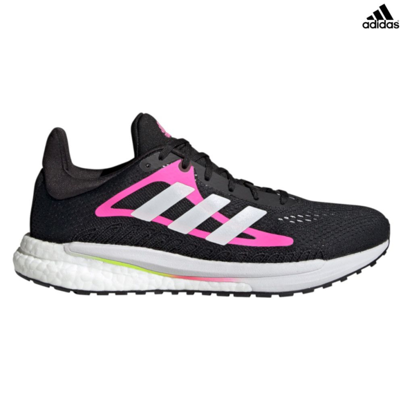 Кроссовки Adidas Solar Glide Black Pink женские (арт. FY1115) - 