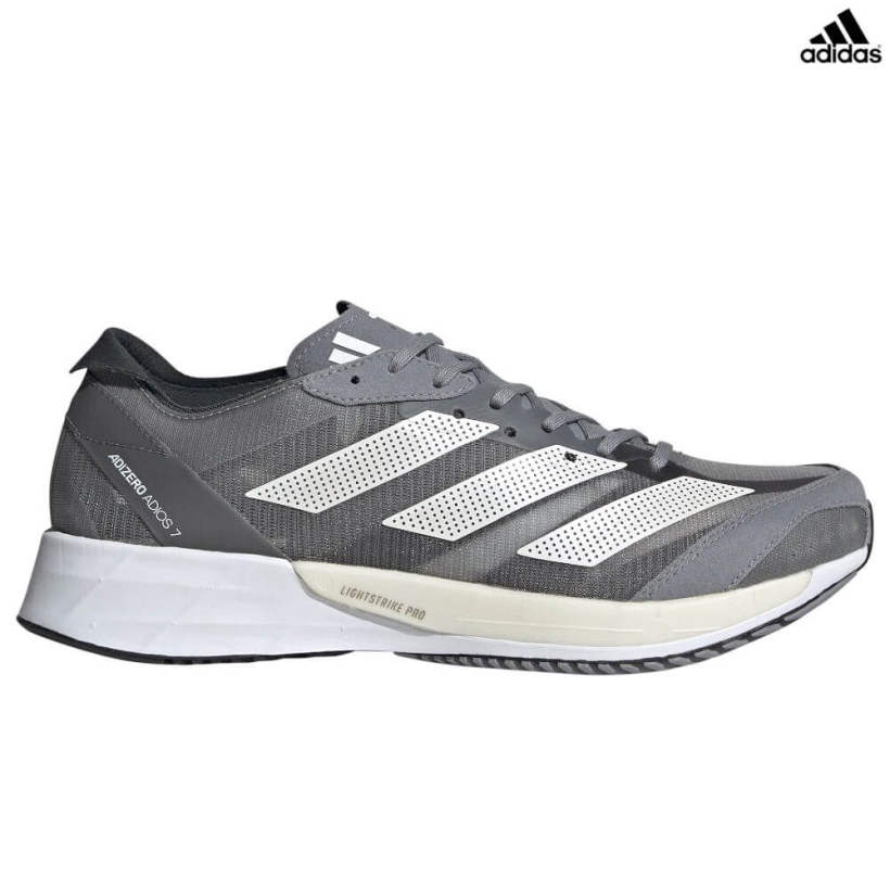 Кроссовки Adidas Adizero Adios 7 Grey Three/Zero Metalic/Grey Five женские (арт. GV7070) - 