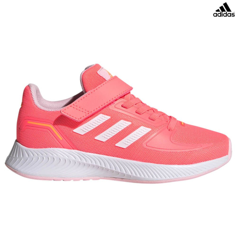 Кроссовки adidas Runfalcon 2.0 EL Acid Red/Cloud White/Clear Pink детские (арт. GV7754) - 