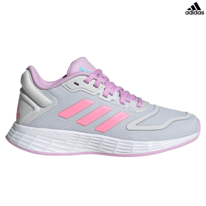 Кроссовки Adidas Duramo 10 Dash Grey/Beam Pink/Bliss Lilac детские (арт. GV8947) - 
