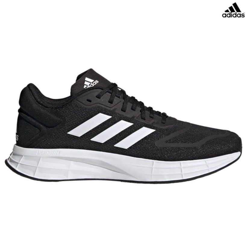 Кроссовки Adidas Duramo 10 Black White мужские (арт. GW8336) - 