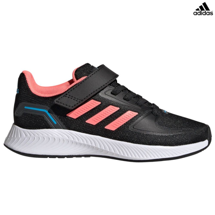Кроссовки Adidas Runfalcon 2.0 EL Black/Acid Red детские (арт. GX3528) - 