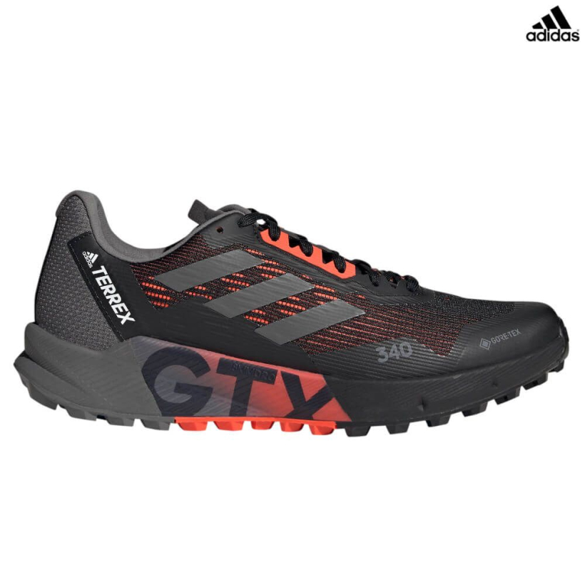 Кроссовки Adidas Terrex Agravic Flow 2.0 GTX Black/Grey/White (арт. H03183) - 