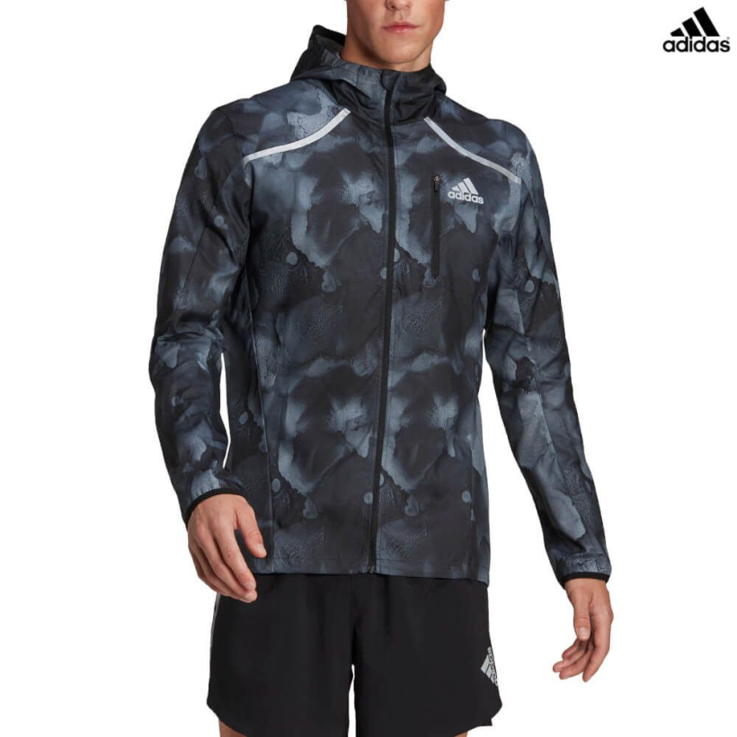 Куртка Adidas Marathon Fast Graphic Black/Black (арт. HE4562) - 