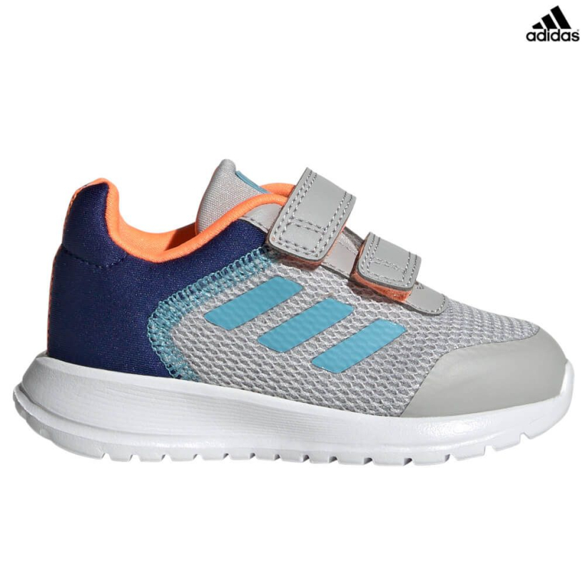 Кроссовки Adidas Tensaur Run 2.0 CF Grey/Blue/Orange детские (арт. HQ1260) - 