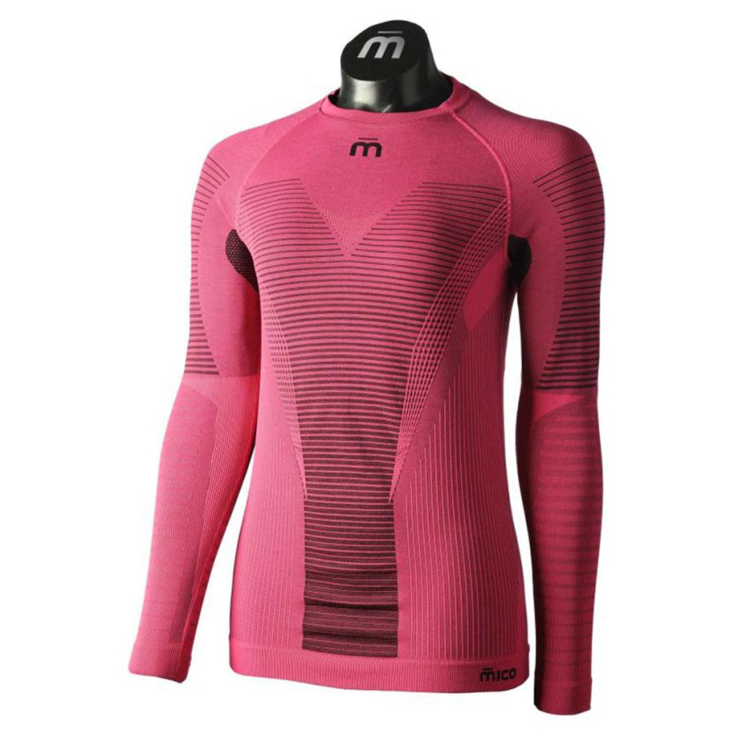 Термобелье рубашка Mico Warm Control Skintech женская (арт. IN01855) - 726-розовый