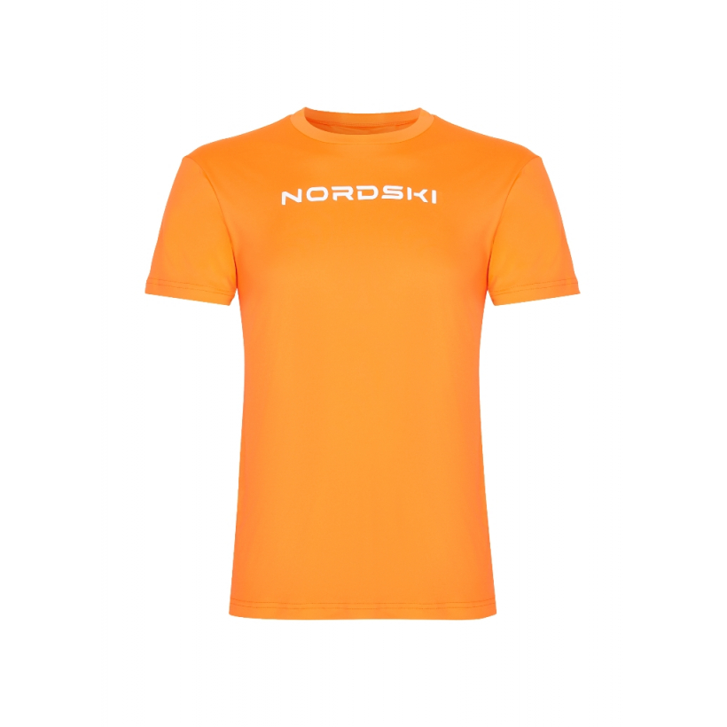 Футболка Nordski Jr.Logo Orange детская (арт. NSJ373103) - 