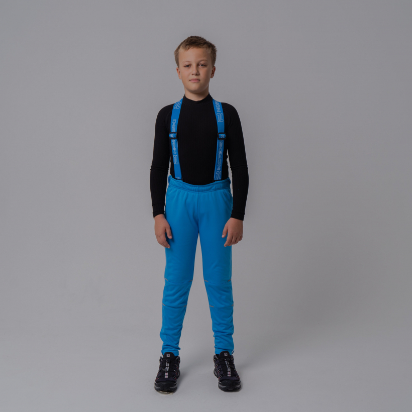 Разминочные брюки Nordski Jr. Premium Blue детские (арт. NSJ410700) - 
