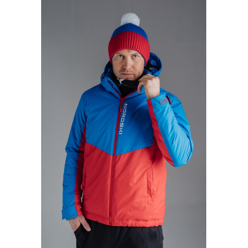 Утепленная куртка Nordski Montana Blue/Red мужская (арт. NSM428879) - 