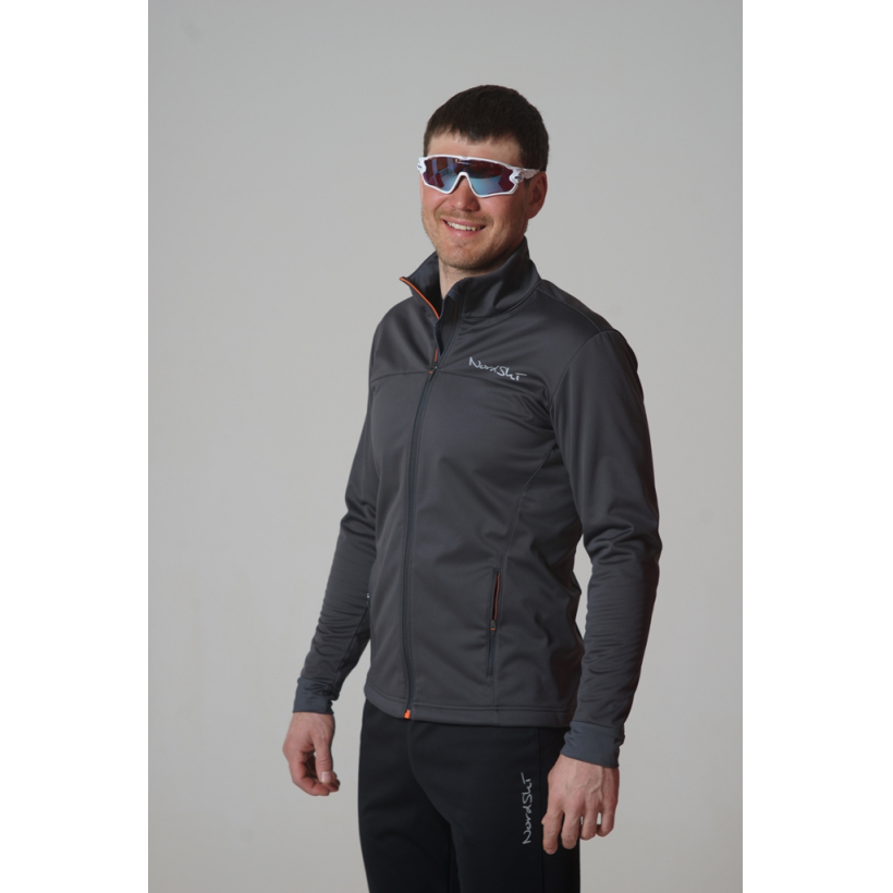 Разминочная куртка Nordski Motion Graphite мужская (арт. NSM443201) - 
