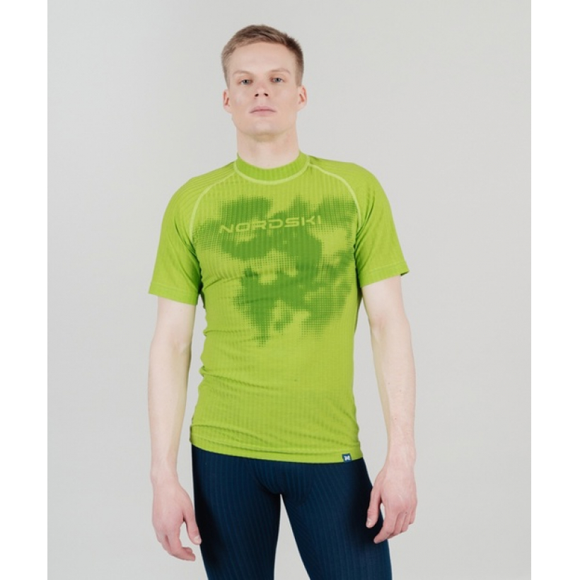 Термобелье футболка Nordski Light Green мужская (арт. NSM459800) - 