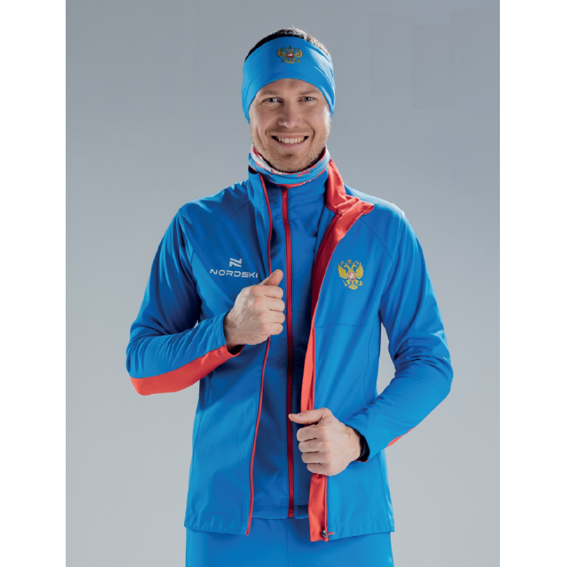 Разминочная куртка Nordski Elite Rus мужская (арт. NSM543192) - 
