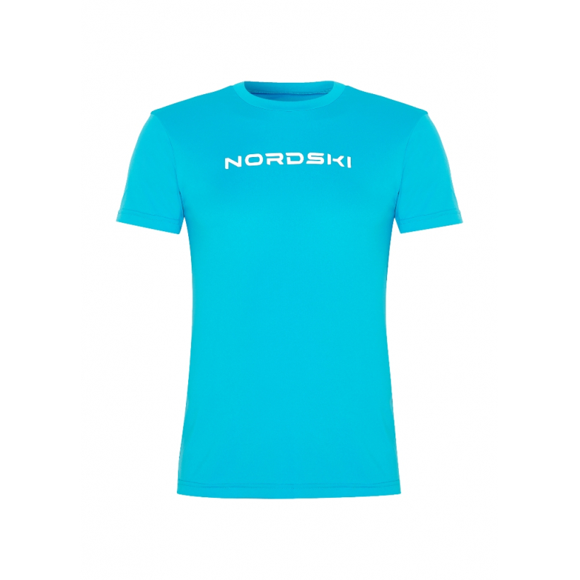 Футболка Nordski Logo Light Blue мужская (арт. NSM573790) - 
