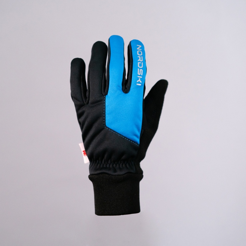 Лыжные перчатки Nordski Arctic Black/Blue (арт. NSU244170) - 