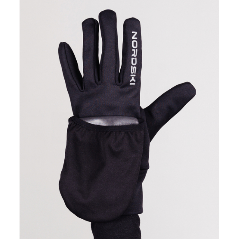Варежки-перчатки Nordski Run Black (арт. NSU263100) - 