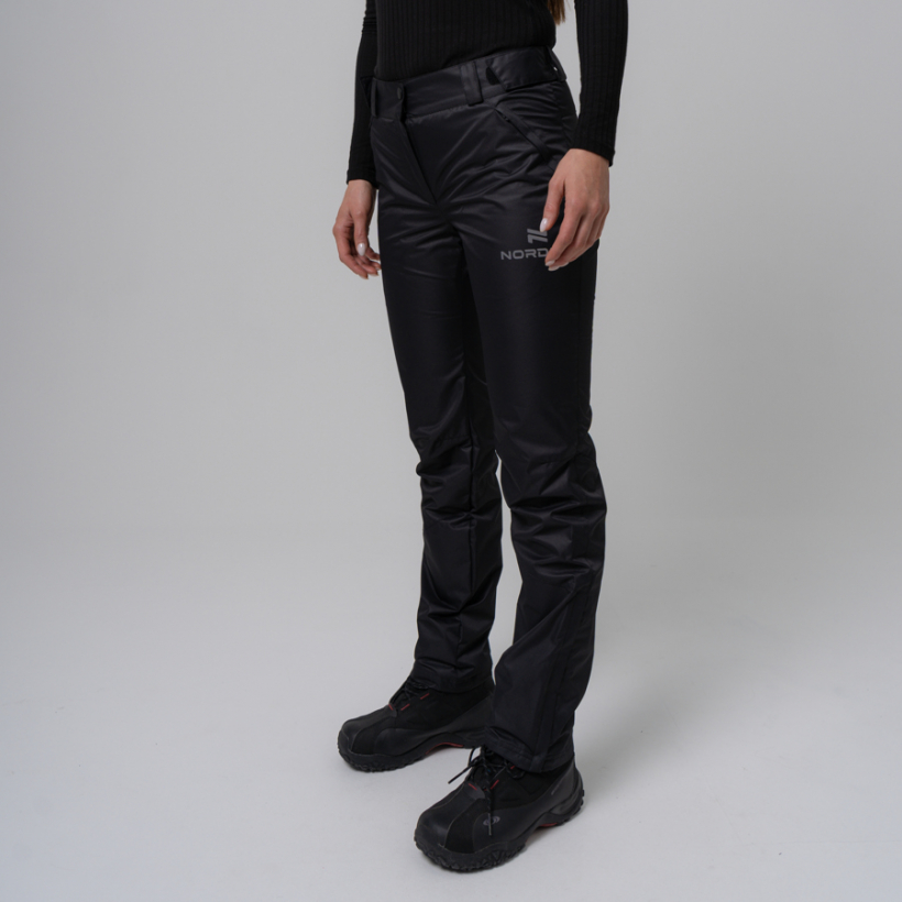 Ветрозащитные брюки Nordski Black женские (арт. NSW141100) - 