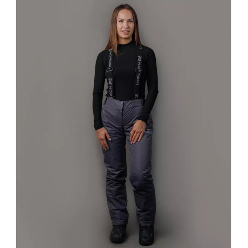 Утепленные брюки Nordski Premium Grey женские (арт. NSW213201) - 