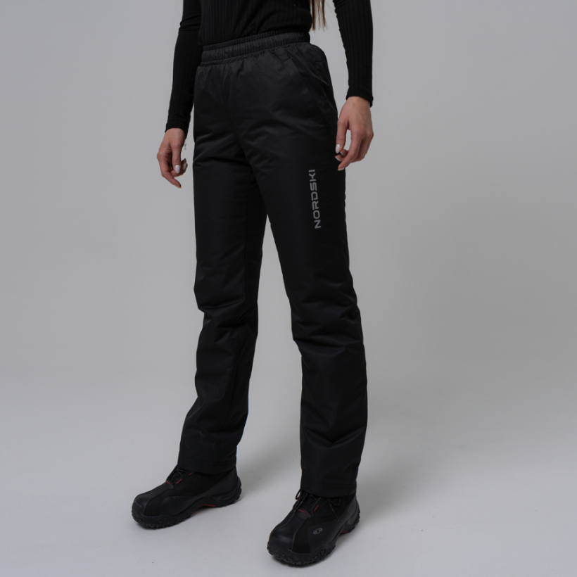 Теплые зимние брюки Nordski Montana Black W женские (арт. NSW214100) - 