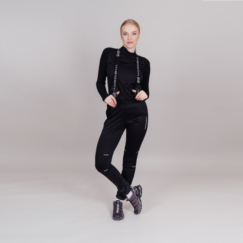 Разминочные брюки Nordski Premium Black W (арт. NSW442100) - 