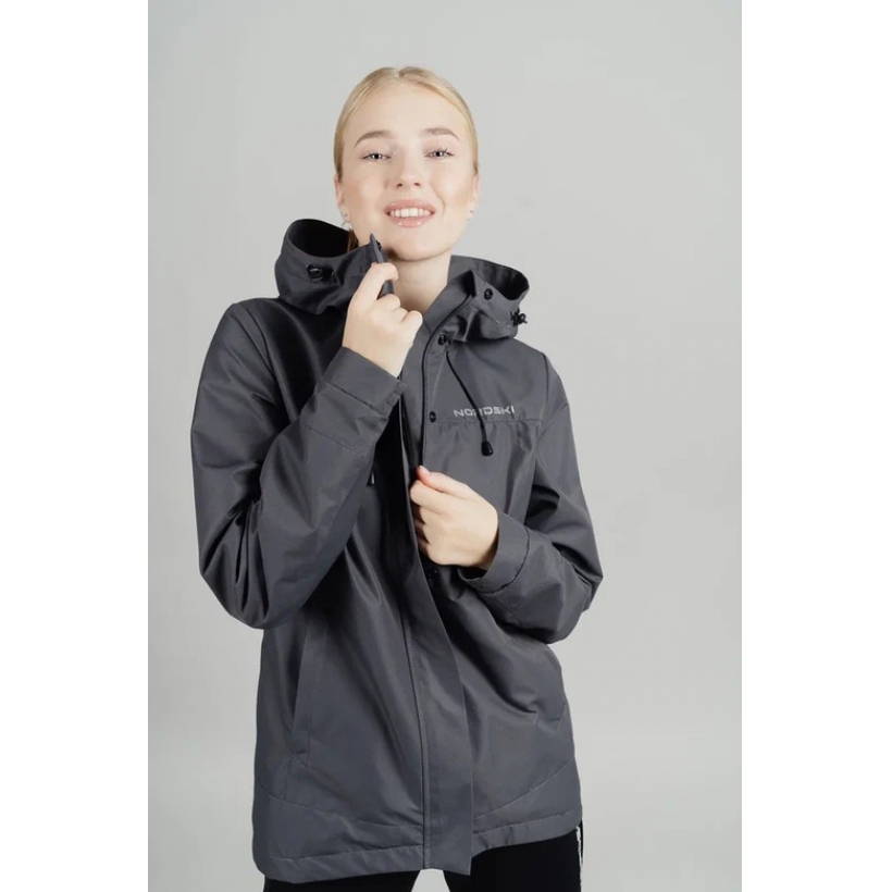 Ветрозащитная куртка Nordski Storm Asphalt женская (арт. NSW463201) - 