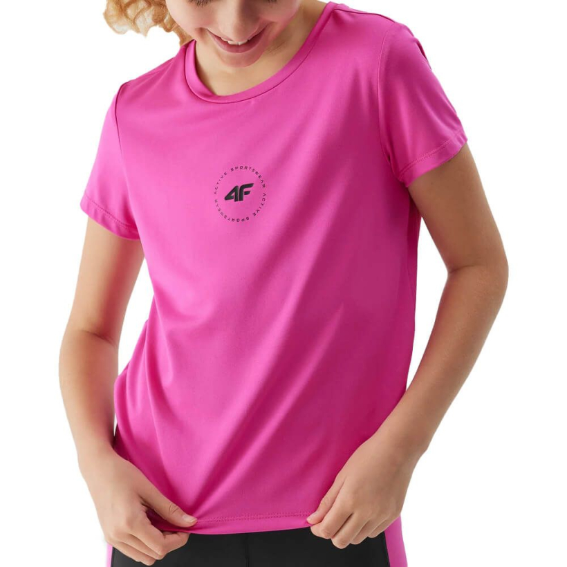 Спортивная футболка 4F TFTSF433 Pink детская (арт. TFTSF433-55S) - 
