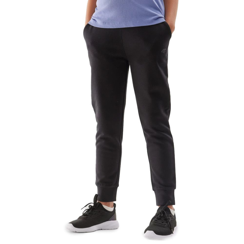 Спортивные штаны 4F Black для девочек (арт. TTROF515-20S) - 