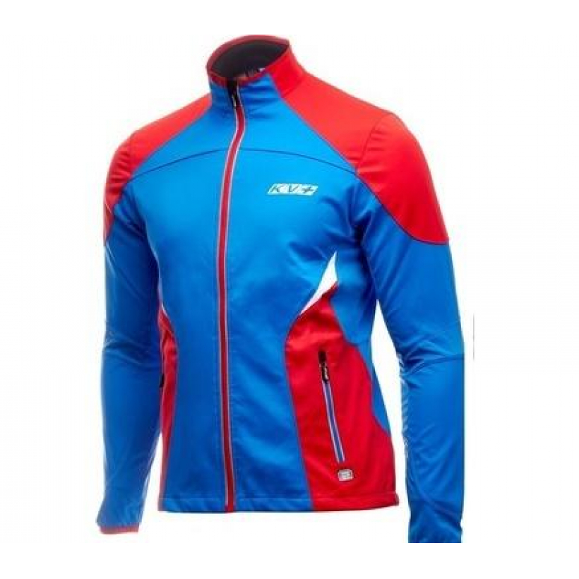 Разминочная куртка KV+ Lahti jacket blue\red подростковая (арт. 9V116.32J) - 