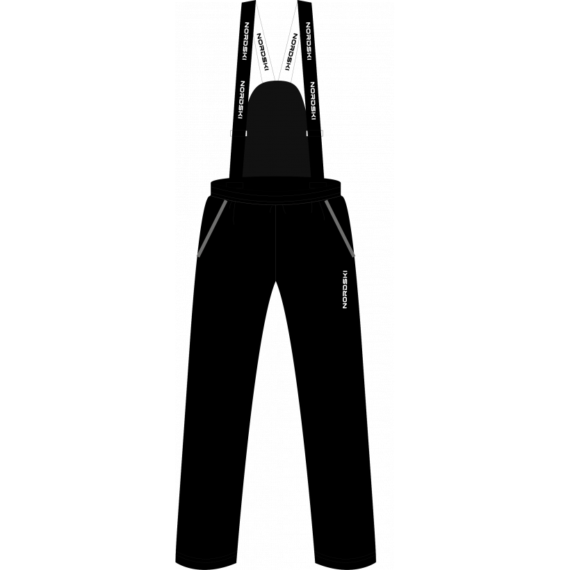 Утепленные брюки Nordski Jr.Black подростковые (арт. NSJ444100) - 