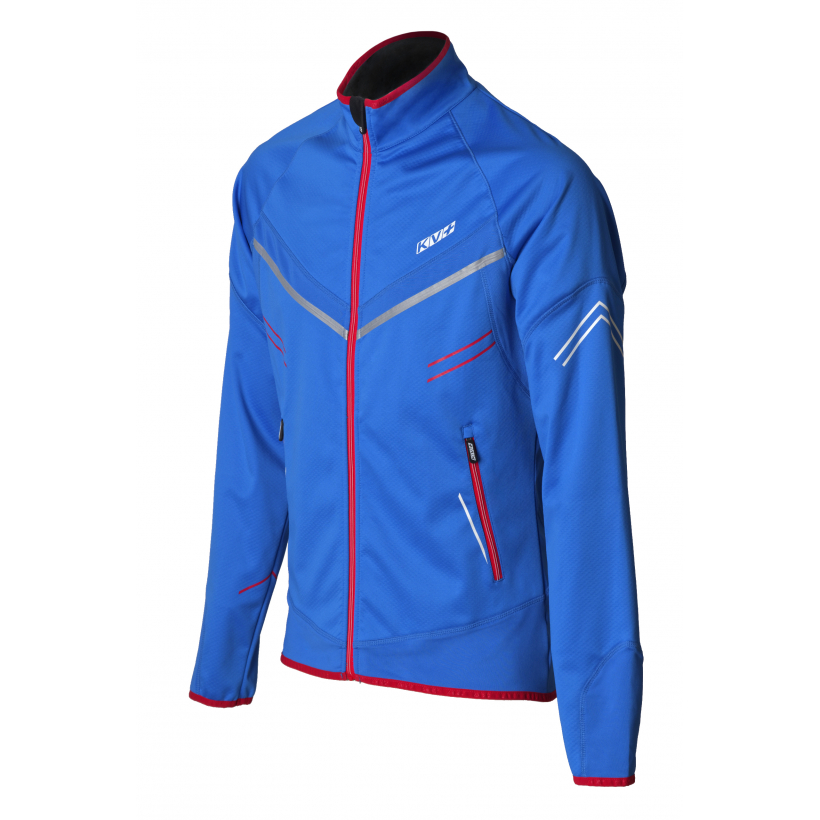 Разминочная куртка KV+ Premium jacket blue унисекс (арт. 9V145.2) - 