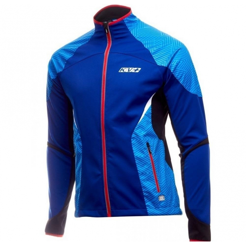 Куртка разминочная KV+ Lahti jacket navy/blue подростковая (арт. 9V116.4J) - 