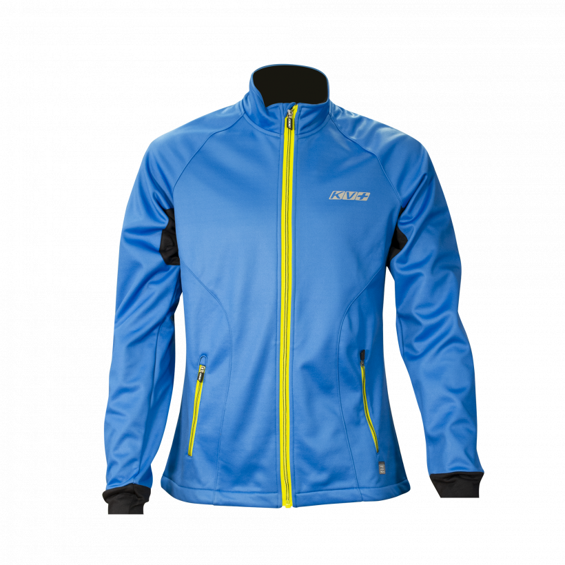 Разминочная куртка KV+ Cross jacket blue унисекс (арт. 21V110.2) - 