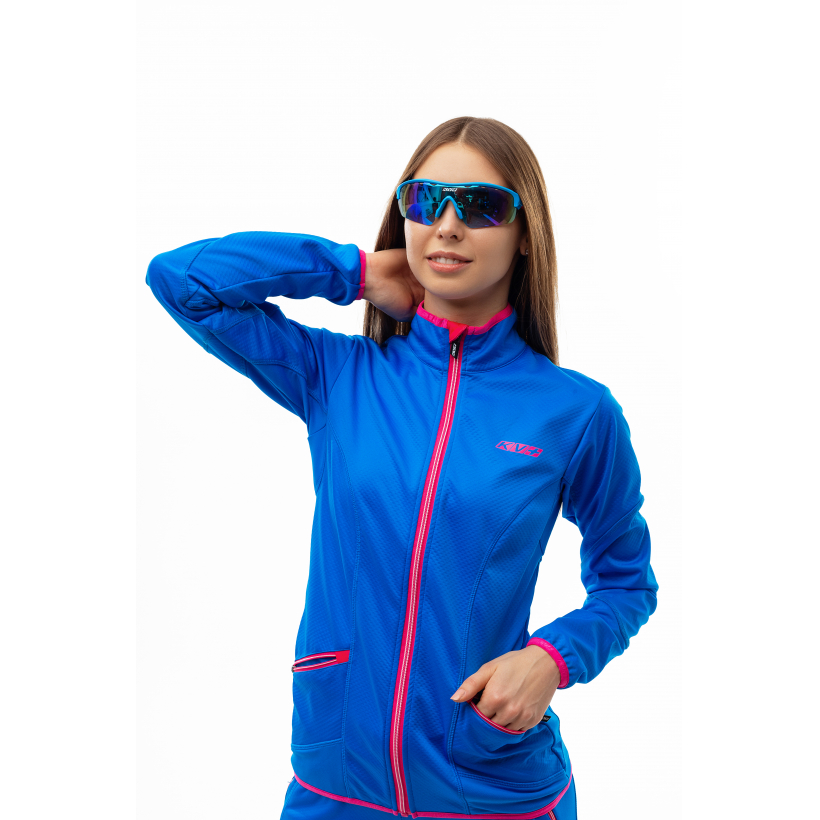 Разминочная куртка KV+ Karina bluepink женская (арт. 20V120.2) - 