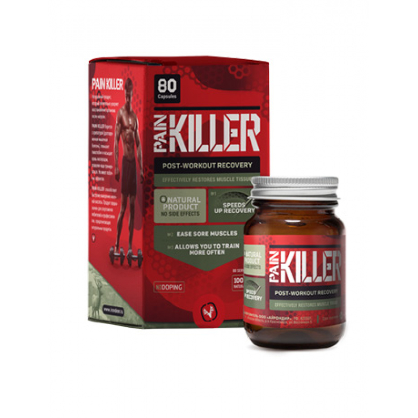 Спортивная добавка Irondeer Painkiller 80 капсул (арт. АД-005) - 